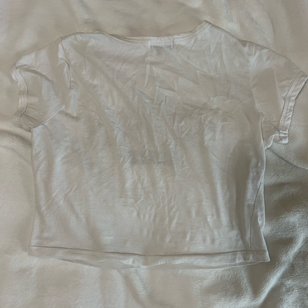 Graphic white crop top “It’s the Tequila Talking” Size M - Picture 2 of 2